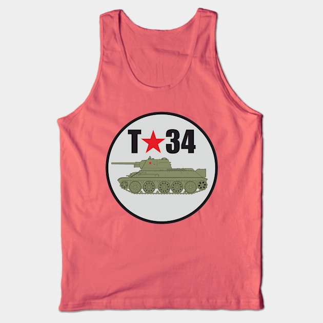 T-34-76 tank Tank Top by FAawRay